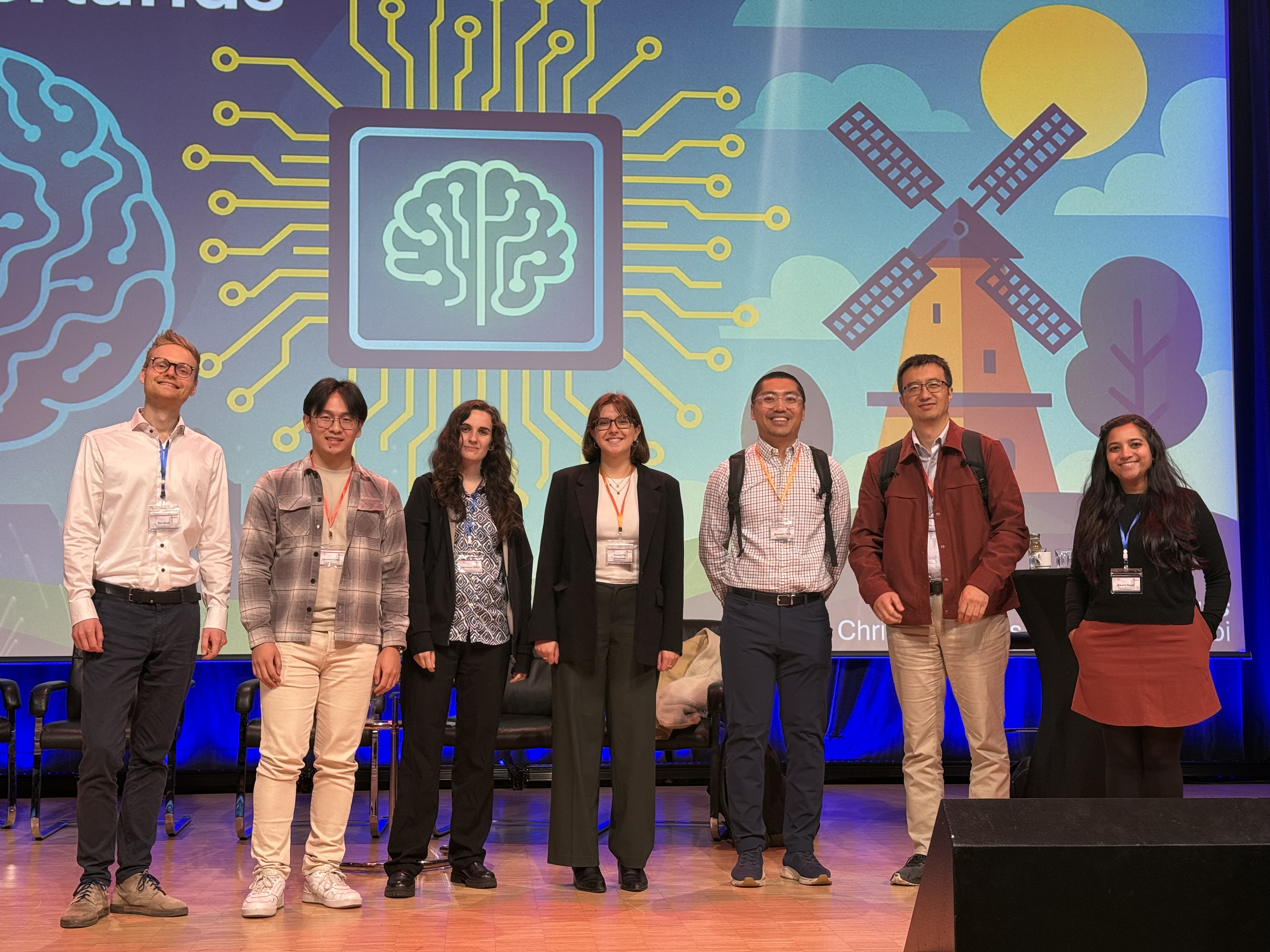 Team photo during Neuromoprhic Computing Netherlands workshop (NCN) 2025 at TU Delft.